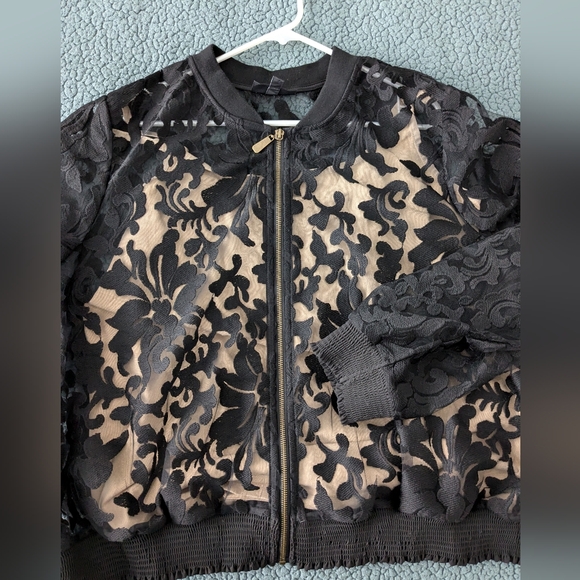 Lane Bryant zip up Jacket - Picture 3 of 4